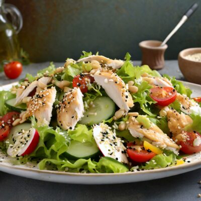 blackwater-irish-pub-winterberg-Chicken Sesam Salat
